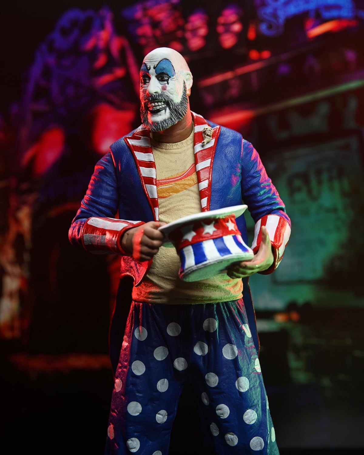 NECA - House of 1000 Corpses - 20th Anniv. Capt. Spaulding 7 Inch Action Figure