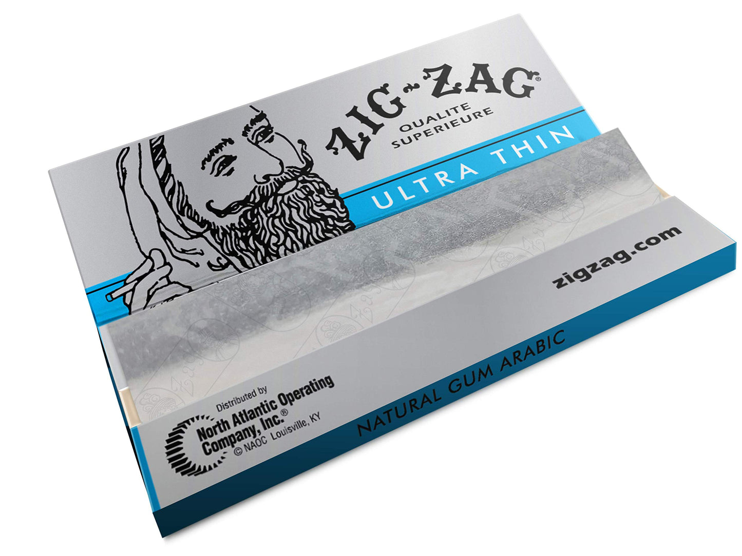 ZIG-ZAG Ultra-Thin Rolling Papers - 1 ¼-Inch Size - Slow Burning - 32 Papers/Pack - 6 Pack (78mm)