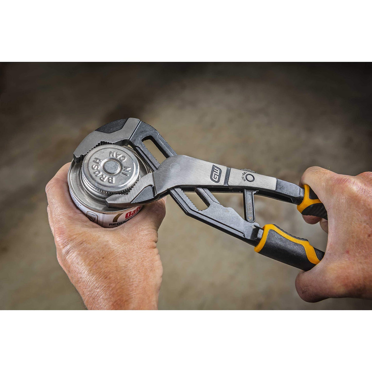 GEARWRENCH 6" PITBULL Auto-Bite Tongue & Groove Dual Material Pliers - 82590C