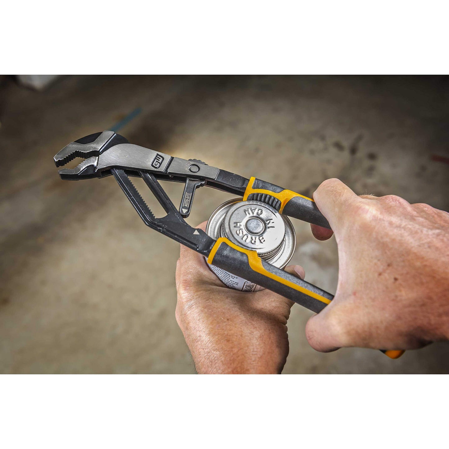 GEARWRENCH 6" PITBULL Auto-Bite Tongue & Groove Dual Material Pliers - 82590C
