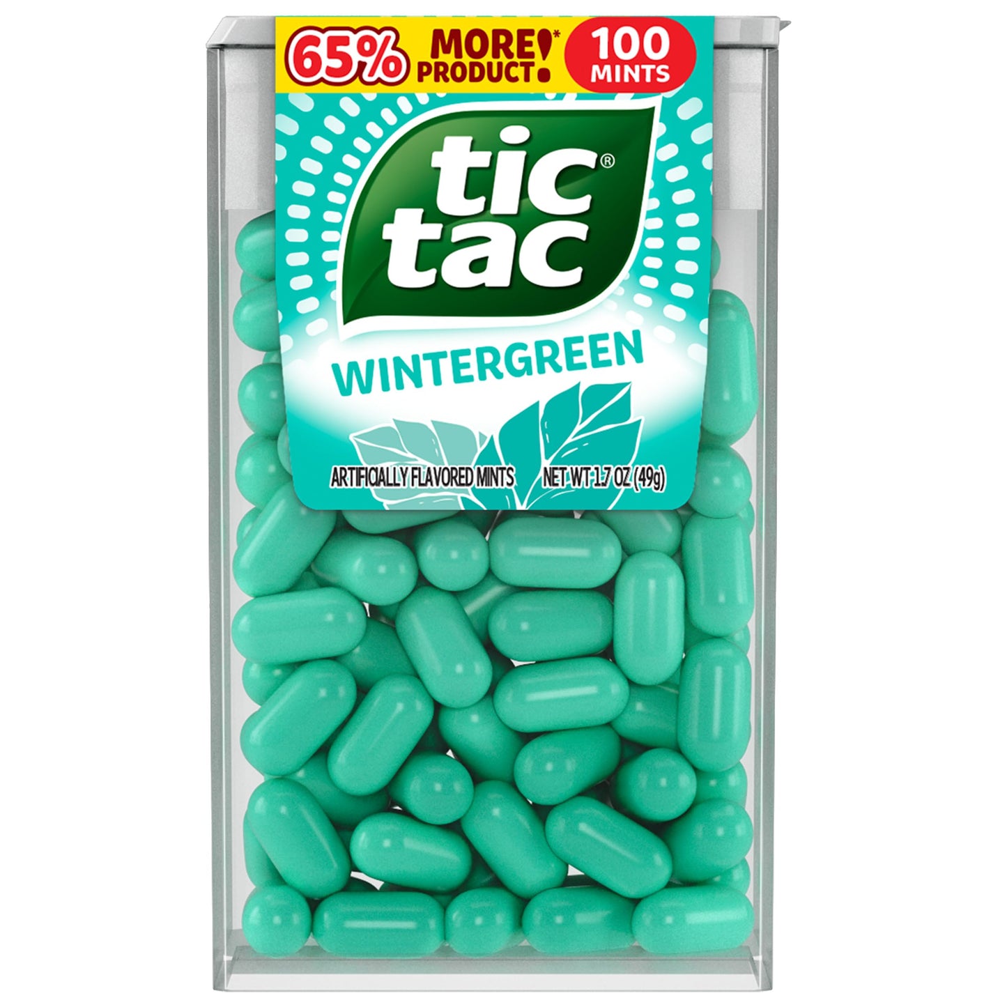 Tic Tac Wintergreen Breath Mints, Bulk 12 Pack, On-The-Go Refreshment, 1 Oz Each