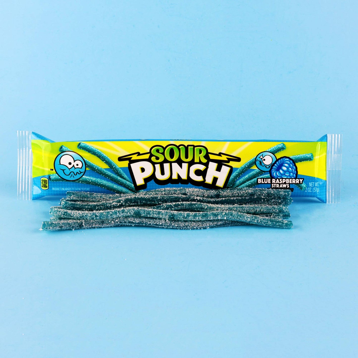 Sour Punch Rainbow Sour Straws, 2 Ounce (Pack of 24)