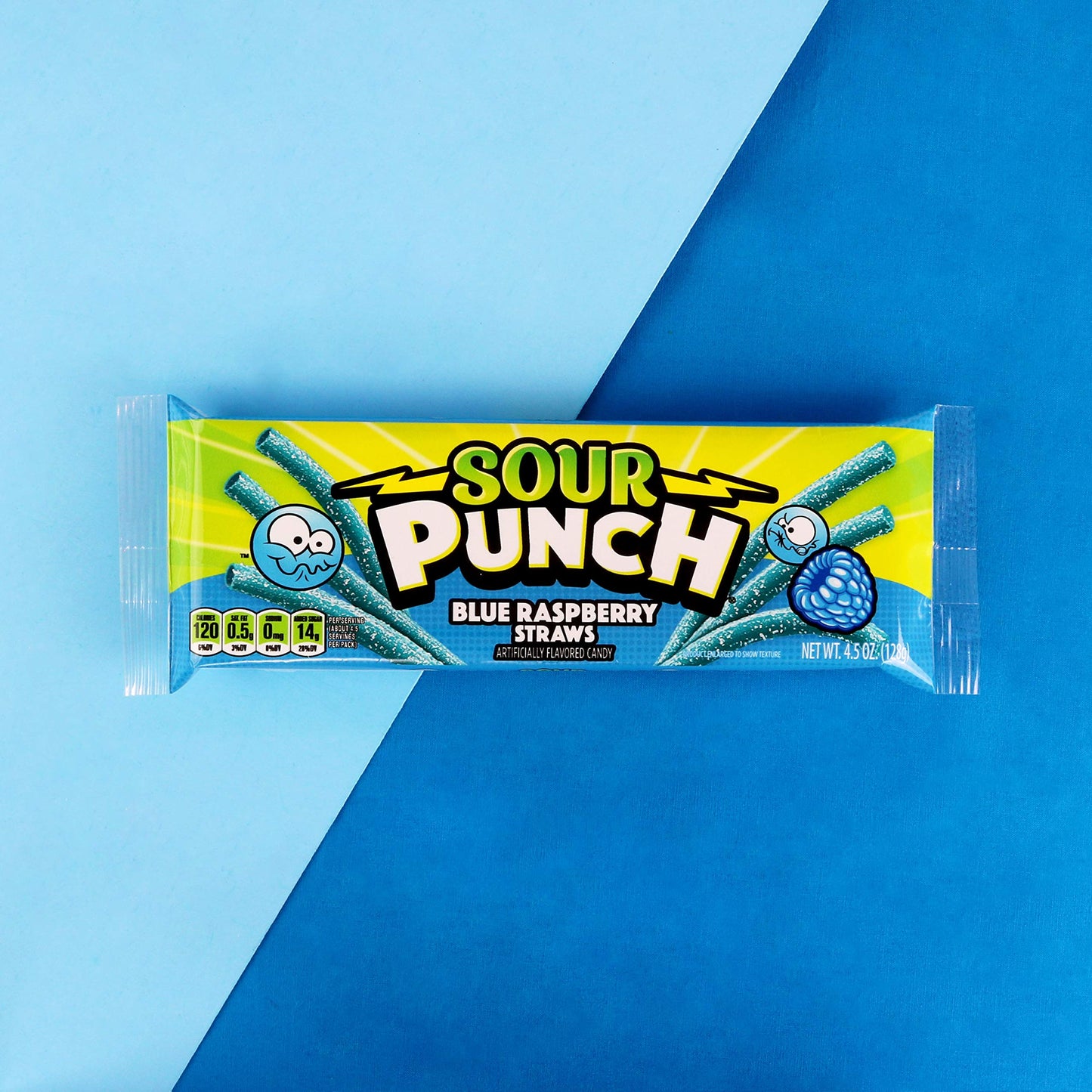 Sour Punch Rainbow Sour Straws, 2 Ounce (Pack of 24)
